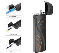 Testeur portatif de fibres optiques 15mw Stylo portable Localisateur visuel de défauts à lumière rouge Stylo de test de fibres à pince rechargeable