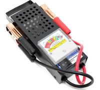 Testeur pour Batteries Accus Piles 6V et 12V avec 2 Pinces mise à la terre Contrôle Mesure Charge