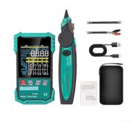 Testeur Réseau PoE Écran LCD Mesure Longueur 400m(ET623) | Écran LCD couleur 3.2 pouces, mesure longueur 2.5-400m, test PoE tension/polarité, détection rupture précise