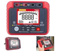 Testeur Résistance D'Isolement, Testeur Tension Testeur Résistance D'Isolement Numérique Mégohmmètre Mesure Résistance 1MΩ-200GΩ Avec écran LCD Rétroéclairé Tension Sortie AC/DC 10-600V 250V-2500V