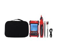 Testeur RJ45 ET616 Multimètre Multifonction avec Écran LCD, Mesure Câble Jusqu’à 600m, Détection Panne, Tri Câble Rouge - Diagnostic Précis, Localisation Rapide, Pour Réseau & (Type 1)