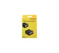 Testeur RS-232 - DeLOCK - DB9 femelle vers DB9 mâle - Indicateur LED - Plug-and-Play - Compact