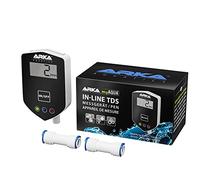 Testeur TDS en Ligne Inline - Conductivité Qualité de l'eau pour Osmoseur | pour osmoseurs avec raccords 1/4 de pouce, TDS-mètre en ligne, mesure la qualité de l'eau et la conductivité, eau douce