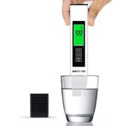 Testeur TDS numérique 3 en 1 avec mesure de la conductivité électrique et de la température, testeur d'eau précis 0-9999 ppm pour eau potabl