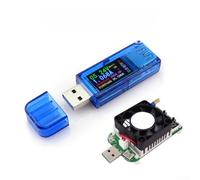 Testeur USB avec écran LCD couleur pour une mesure précise de la tension, du courant et de l'énergie, compatible avec les protocoles de charge 0 0 et courants courants (AT34 LD25)