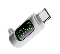 Testeur USB C | Adaptateur d'Extension à Affichage Numérique,Adaptateur USB Haute Vitesse 240W 40Gbps pour Manette de Jeu, Téléphone, Tablette et Ordinateur Portable