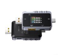 Testeur USB C FNAC-28 Voltmètre 6.5A Écran Couleur | Écran TFT couleur, angle large, mesure tension 4-24V, courant 0-6.5A, pour puissance max 156W