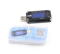Testeur USB DC-DC CNC USB Module de régulateur de tension d'alimentation de l'alimentation Buck-Boost 5V à 3. 3V 9V 12V 24V Module d'alimentation de bureau(XY-DUPH With case)