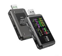 Testeur USB FNB48P Voltmètre Ampérémètre Type C Détecteur de charge rapide et déclencheur Prend en charge la conversion du protocole PD et l'affichage multi-interface pour l'analyse du chargeur