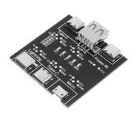 Testeur USB Métallique Noir pour Câbles Usb-a et Connecteurs 8 Broches | Détection Rapide des Défauts, Conception Adaptée à L'établi, pour Dépannage Mobile et Réparation Électronique Professionnelle