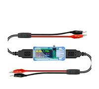 Testeur USB USB Tester 13 en 1 Dc Voltmètre numérique AMPERIMETRO Volt Volt Mètre Volt Detector Démocter Power Bank Chargeur Indicateur de chargeur(1XBlue U96 cable)