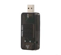Testeur USB, voltmètre numérique ampèremètre avec écran LED de 0,7 cm pour la tension et la capacité de courant, plage de 3,2 à 30 V 0-5 A (B)