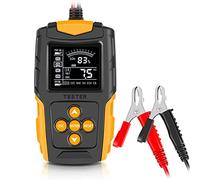 Testeurs de batterie, 1 2V / 24V Testeur de batterie de voiture LCD Outil de diagnostic de charge de voiture de batterie numérique SOH SOC CCA IR Mesure for la moto de la voiture(Zwart)