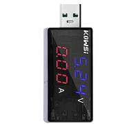 Testeurs de compteur de puissance double USB Tension de mobile Voltmètre de courant Ampèremètre Détecteur Chargeur USB Indicateur Analyseurs Testeur de tension de compteur Détecteur de courant