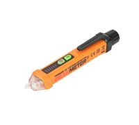 Testeurs de Tension,PEAKMETER 12V-1000V Flat Head Alarme sonore Sans Détecteur de Tension avec Lampe de Poche