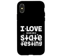 Testez Teacher Students I Love The Last Day of State Testing Coque pour iPhone X/XS