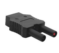 Testhelper Tcad310 type K thermocouple adaptateur double fiches banane 4 mm (0,4 cm) à utiliser pour multimètre numérique Mètre