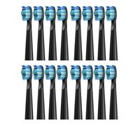 Testine di Ricambio, Compatibile per Bitvae D2, Setole Morbide per Igiene Orale - 4/8/16 Pezzi(BLACK 16pcs)