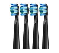 Testine di Ricambio, Compatibile per Bitvae D2, Setole Morbide per Igiene Orale - 4/8/16 Pezzi(BLACK 4pcs)