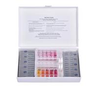 Testkit Pool Water Lot de 100 pastilles de test d'acide cyanurique et bandelettes de test, remplissage pour test d'eau | Kit d'analyse d'entretien de la piscine et traitement de l'eau pour jacuzzi et