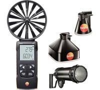 testo - 417 Set 2 Anémomètre numérique à hélice avec jauges et redresseur de courant