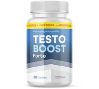 Testo Boost Forte Gélules | Pour plus de passion à deux | Avec une nouvelle formule améliorée | 60 gélules par boîte