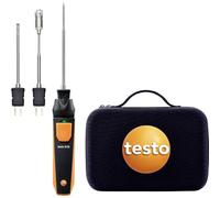 testo Sonde de température -60 - +400 °C avec connexion Bluetooth à un Smartphone, avec sonde à air, avec sonde d'immersion/