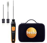 Testo Kit 915i - Thermomètre avec 3 sondes de température (TC Type K), Noir