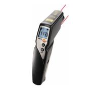 Testo 0560 8314 830-T4 Thermomètre infrarouge avec laser 2 points, rapport optique 30:1, valeurs limites réglables, fonction alarme et possibilité de brancher des capteurs externes