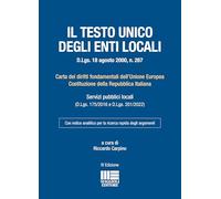 Testo unico degli Enti locali (D.Lgs. 18 agosto 2000, n. 267). Carta dei diritti fondamentali dell'Unione Europea Costituzione della Repubblica Italiana