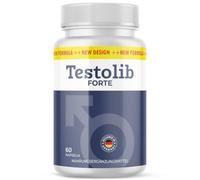 Testolib Forte Gélules | Pour optimiser ta force | 60 gélules | Complément alimentaire contenant de la L-arginine | Force pour les hommes