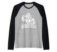 Testosaurus - Le Cybersaure Musculaire Rex Manche Raglan