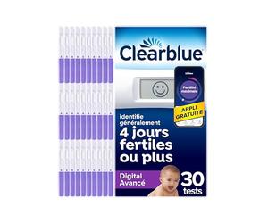 Tests d’ovulation et de fertilité Clearblue Digital Avancé, 30 | test ovulation, test ovulation clearblue, tests d'ovulation et de fertilité, test d'ovulation, clearblue test ovulation