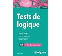 Tests de logique Cible : écoles de commerce - William Seck - Studyrama Eds - broché - Scolaire / Universitaire