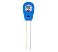 Tests de sol de pH-mètre 3 en 1 avec la fertilité de l'humidité pH mètres outils de jardin pour pelouse de cour extérieur facile à lire (Blauw)