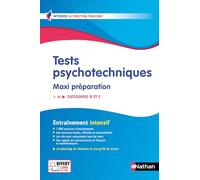 Tests psychotechniques - Maxi préparation 2025/2026 - Concours de catégories B et C