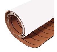 TESUGN Eva - Revêtement de sol en teck - Antidérapant - Autocollant - Pour yachts, bateaux à moteur, planches de surf, piscines, etc. - 240 x 90 cm