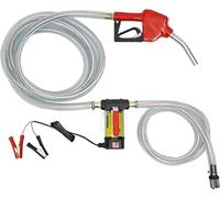 TESUGN Pompe à diesel auto-amorçante électrique, 12 V, 175 W, pistolet automatique avec tuyau en PVC, pompe à fioul bio, auto-amorçante, pompe à huile, pistolet à diesel, 50 l/min