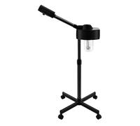 TESUGN Vaporisateur facial professionnel pour le visage Sauna du visage SPA Pulvérisation de soins du visage Multifonction Humidificateur de beauté du visage Outil de soin de la peau Noir