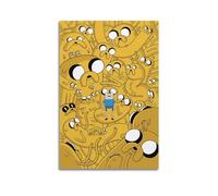 TESUXYEHH Adventure Time Poster décoratif sur toile pour chambre à coucher 20 x 30 cm