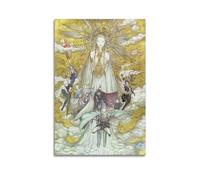 TESUXYEHH Poster d'art de Yoshitaka Amano - Impression sur toile - Décoration murale moderne pour chambre à coucher - 60 x 90 cm