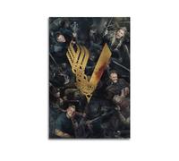TESUXYEHH Poster de la série télévisée Vikings - Impression sur toile - Décoration murale moderne pour chambre à coucher - 20 x 30 cm