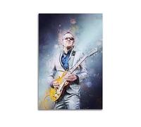TESUXYEHH Poster décoratif sur toile de guitariste Joe Bonamassa - Impression d'art moderne pour chambre à coucher - 30 x 45 cm