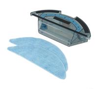 Tesvor Ensemble d'accessoires pour robot aspirateur avec plaque et serpillère Compatible avec les modèles X500 M1 S6 S4 avec capacité d'essuyage avancée