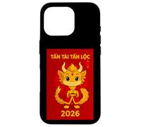 Tet 2026 Vietnam Année du Dragon Nouvel an Lunaire Zodiaque Coque pour iPhone 16 Pro