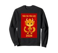 Tet 2026 Vietnam Année du Dragon Nouvel an Lunaire Zodiaque Sweatshirt