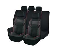 TETARI Couvre Siège Housses De Siège Auto Universelles en Éponge 4 Mm, Adaptées À La Plupart des Voitures avec Accoudoirs Latéraux, Design 5D Housses Siège Auto(AD9433 Set)