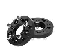TETARI Entretoise Roue Forgée Noire, 2/4 Pièces, pour Haval pour Dargo Plaque Bride 15/20/25/30/35 Mm 5X114,3 CB 66,6 Mm M14 X 1,5 Centre Moyeu Entretoise de Roue(4X 30mm)