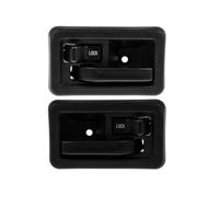 TETARI Garniture Intérieure Poignées Pour Jeep YJ TJ 1987-2004 Pour Wrangler Accessoires Voiture Poignées Porte Insi Poignées Porte Paire Intérieure LH & RH