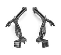 TETARI Grille Phare Moto Pour MT 09 Pour FZ09 2017 2018 2020 Support Montage Phare Avant Supérieur Moto Carénage Latéral(Carbon Fiber)